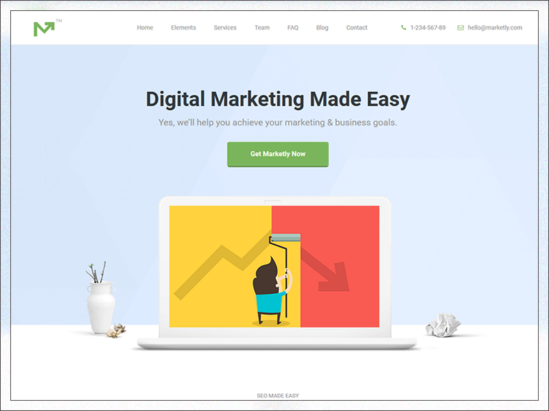 Marketing Pro - SEO, Landing, Marketing WordPress Theme