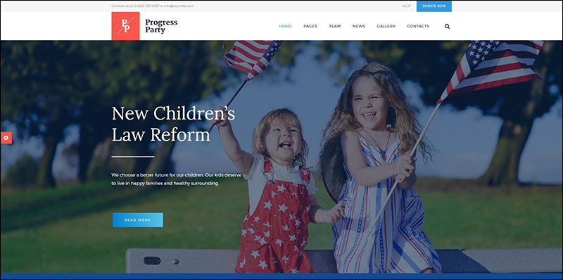 ProParty | Political WordPress theme