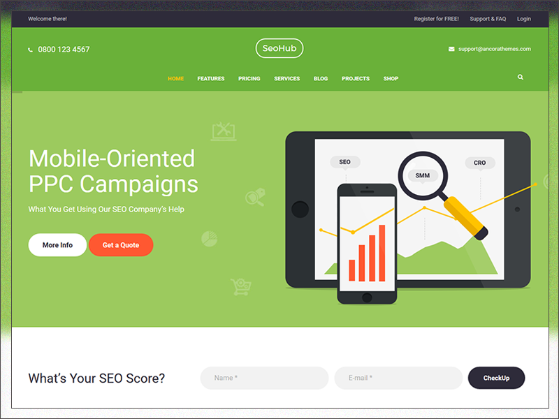 SEOHub - SEO & Marketing WordPress Theme