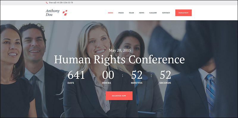 Unite - Political & Social WordPress Theme