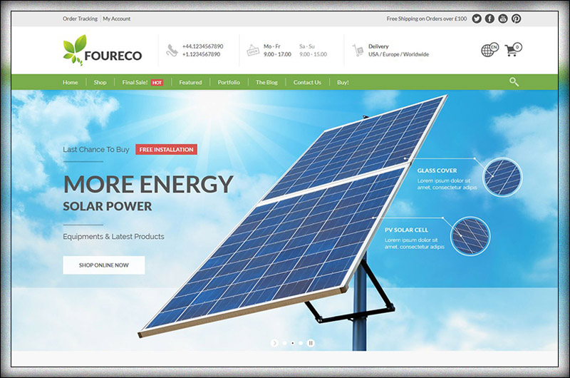 456 Ecology - Eco Shop & Nature / Environment / Green Theme