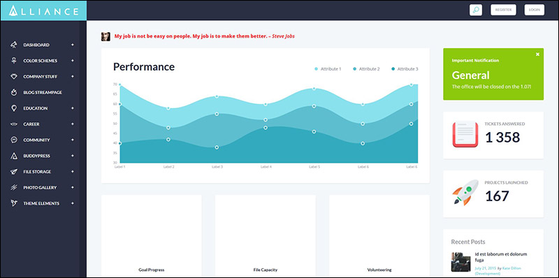 Alliance | Intranet & Extranet WordPress Theme