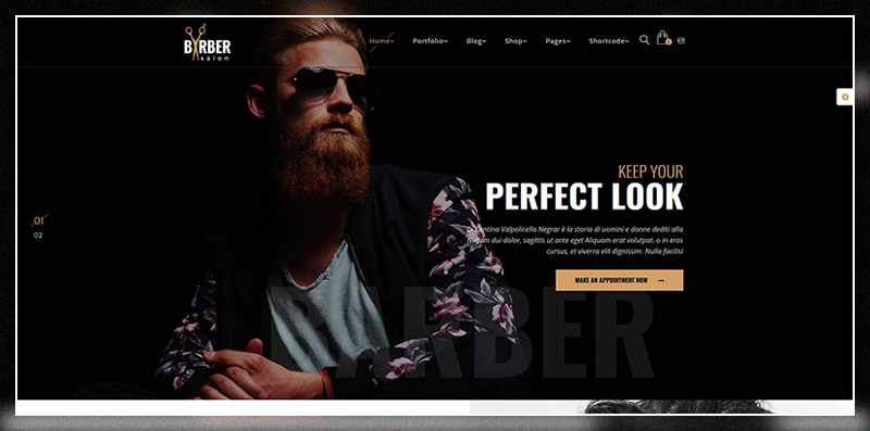Barber - Hair, Tattoo & Beauty Salons WordPress Theme
