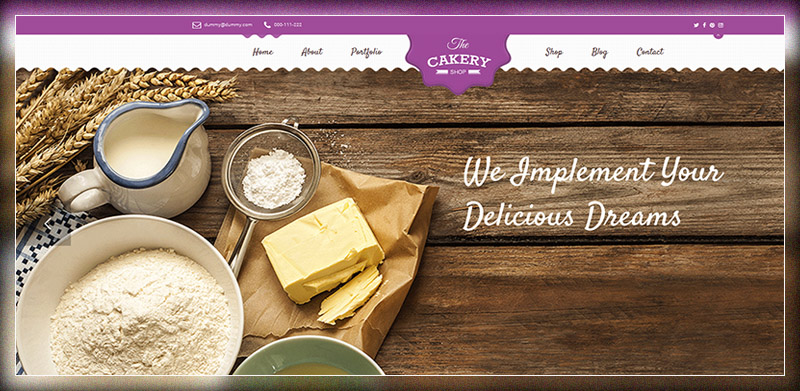 Bakery WordPress Theme