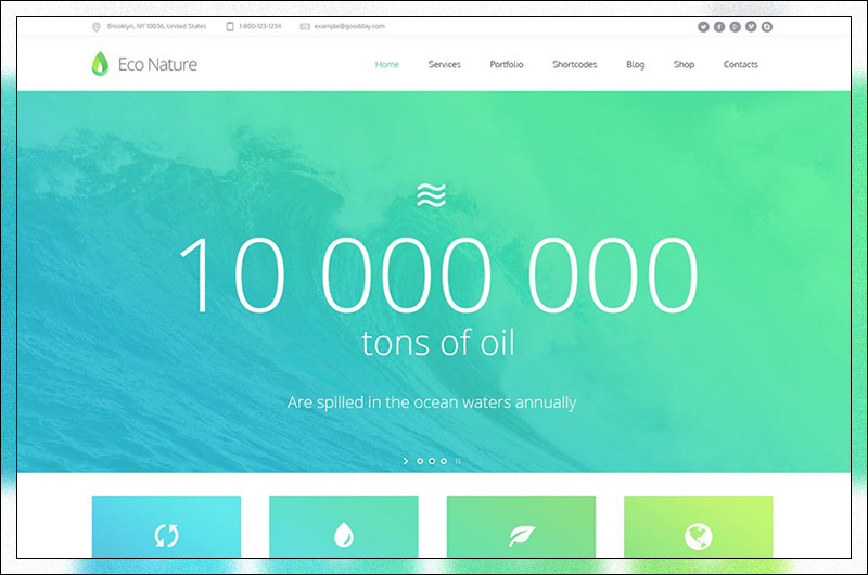 Eco Nature - Environment & Ecology WordPress Theme