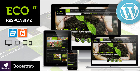 ECO Responsive Environment WordPress Theme