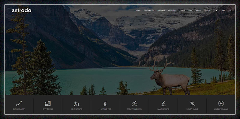 Entrada - Adventure Tour WordPress Theme