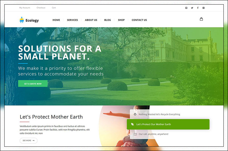 Ecology - Environment & Non-Profit