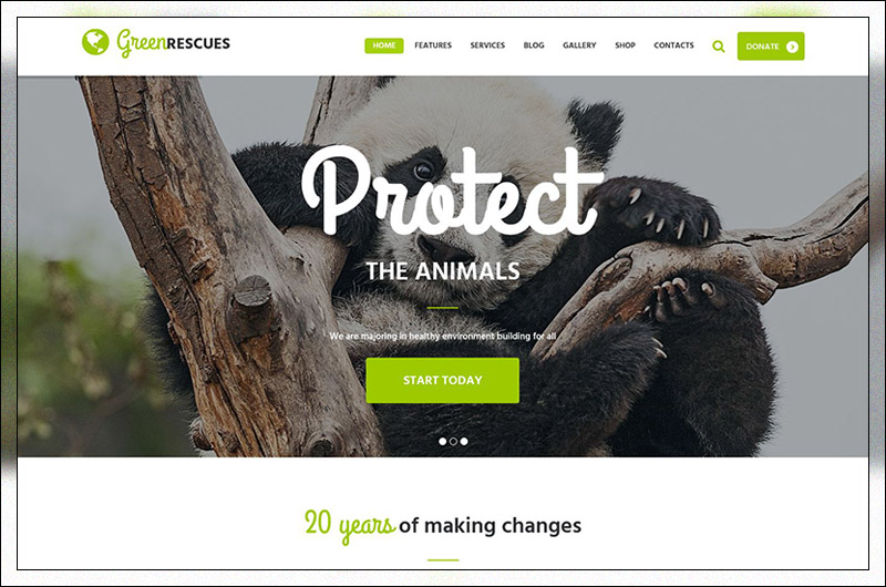 Green Rescues - Environment Protection Theme