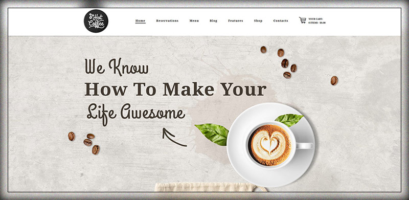 Hot Coffee | Cafe / Restaurant / Bar Theme