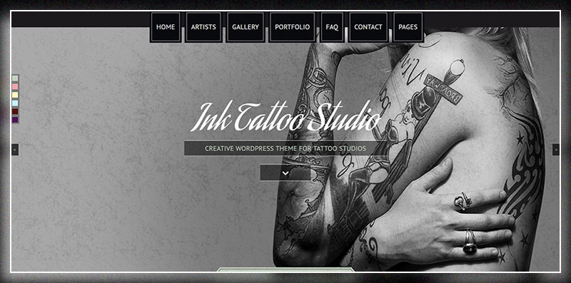 Ink Tattoo Studio - Creative WordPress Theme