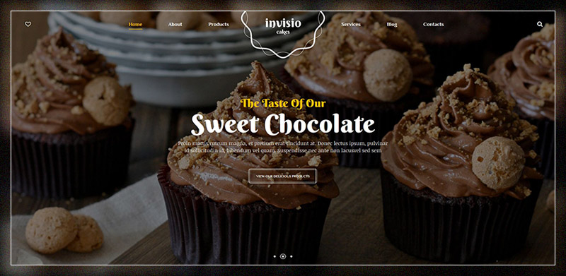 Invisio Cakes - Sweet Bakery WordPress Theme