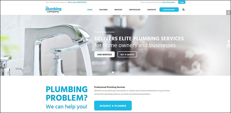 Plumbing - Repair, Building & Construction Theme
