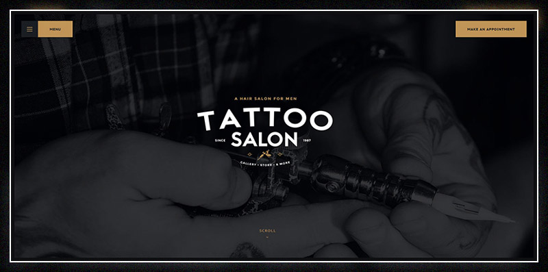 Salon | Barbershop & Tatoo WordPress Theme