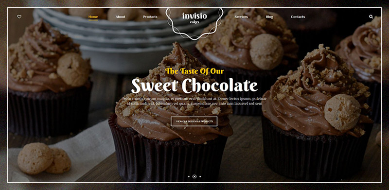 Sweet Cake - WP Theme For Bakery Yogurt Chocolate & Coffee Shop