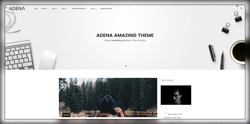 Adena - Free Blog WordPress Theme
