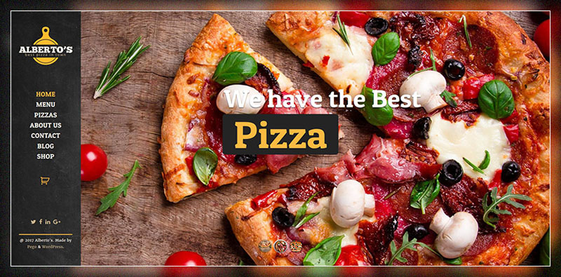 Albertos - Restaurant, Pizza & Fast Food WordPress Theme