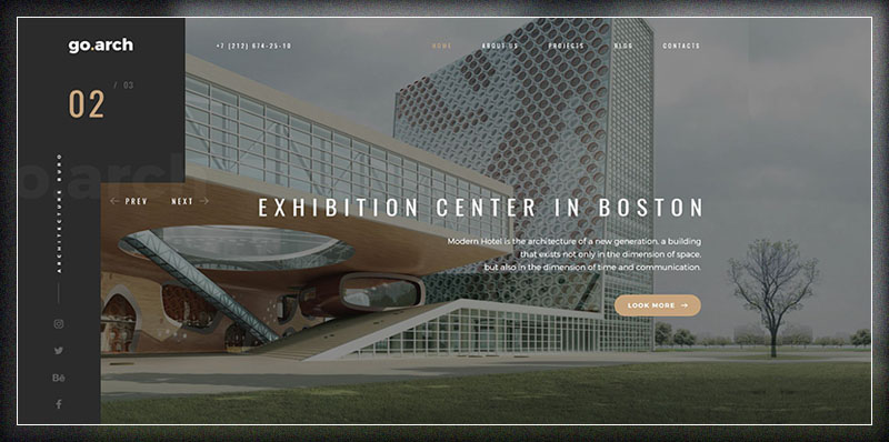 go.arch - Architecture and Interior WordPress Theme