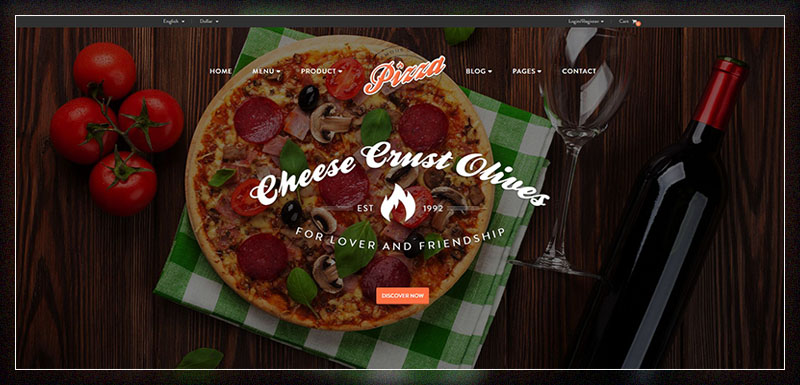 JMS Pizza - Responsive WordPress Theme