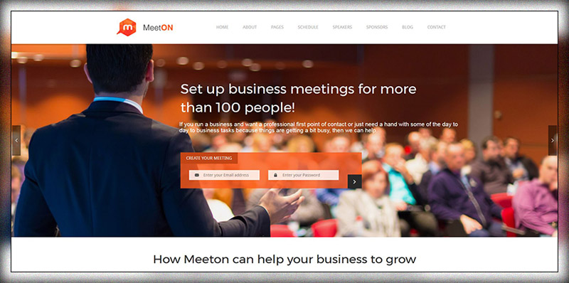 Meeton - Conference & Event WordPress Theme