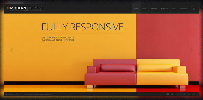 Modern Interior Responsive WordPress Theme
