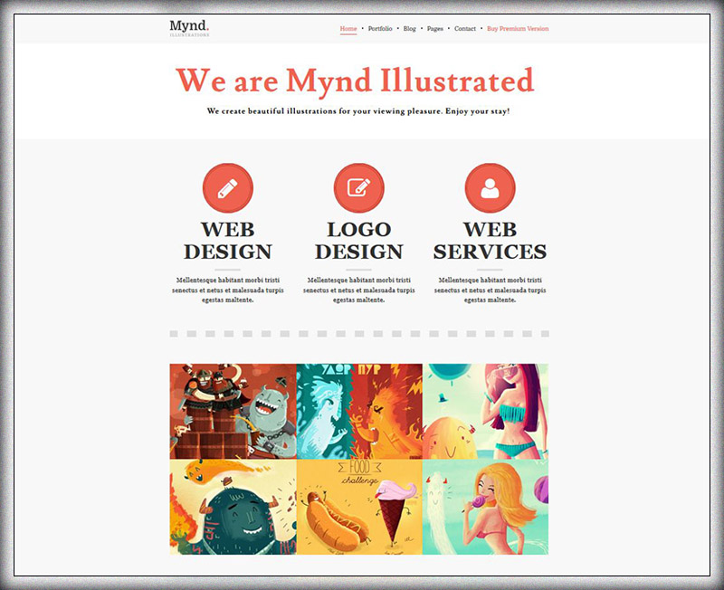 Mynd – Creative Portfolio Free WordPress Theme