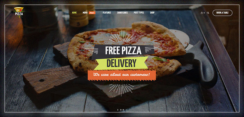 Pizza Restaurant - Fast Food, Cafe & Restaurant WordPress Theme