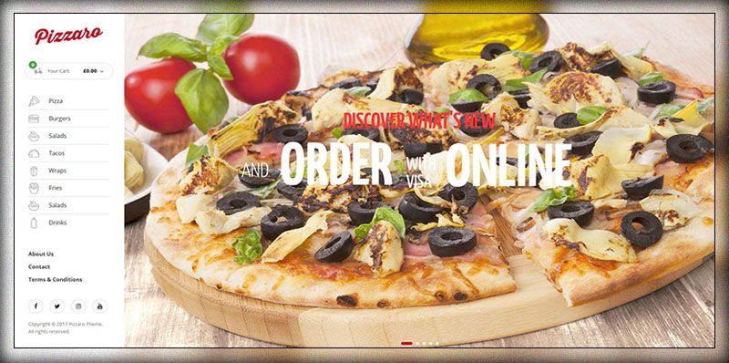 Pizzaro - Fast Food & Restaurant WooCommerce Theme