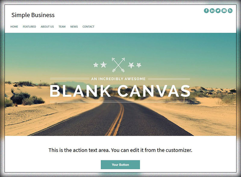 Simple Business - Free WordPress Theme