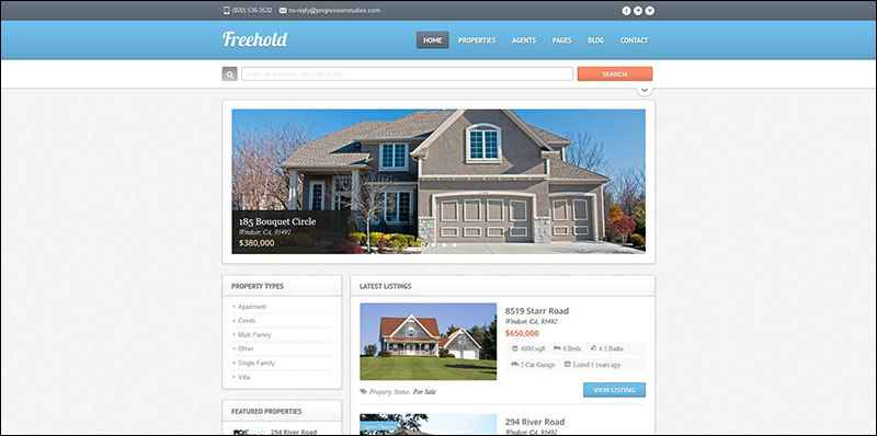 Freehold - Responsive Real Estate Theme