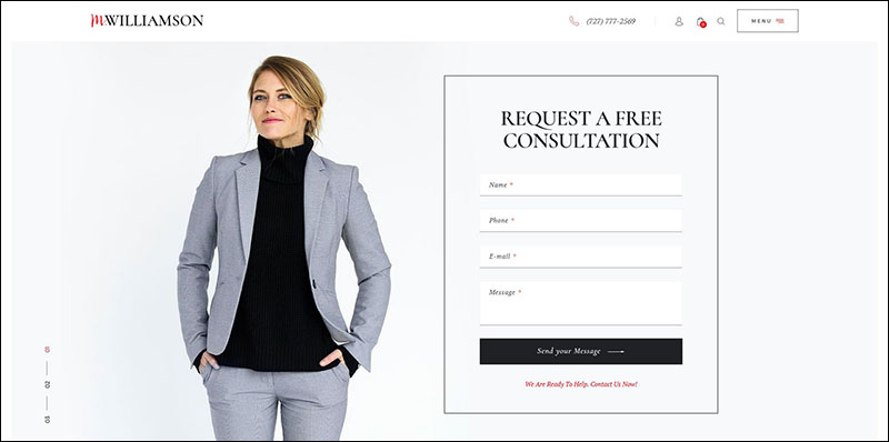 M.Williamson | Lawyers & Legal Adviser Theme