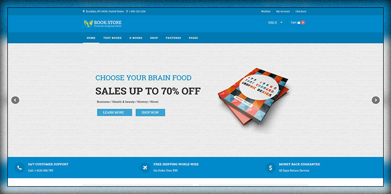 Book Store WordPress WooCommerce Theme