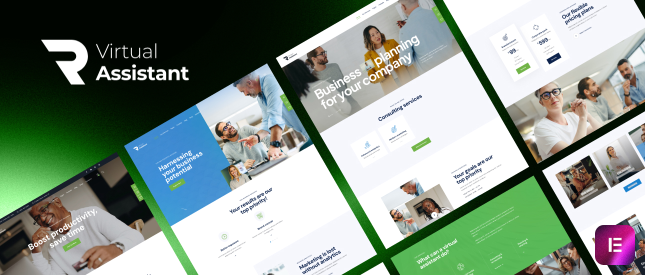 Revirta – Personal Virtual Assistant and Secretary WordPress Theme