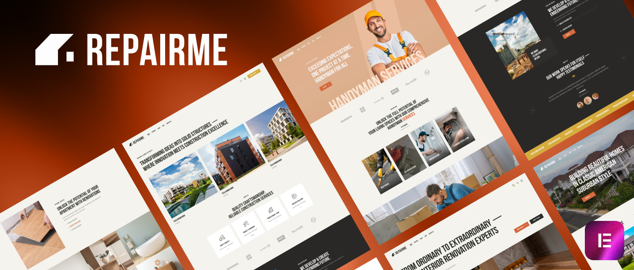 RepairMe – Vibrant Construction Renovation and Building WordPress Theme