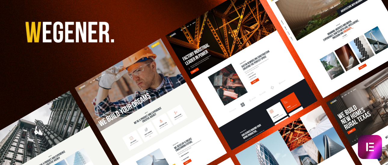 Wegener – Construction Business and Engineering Building WordPress Theme