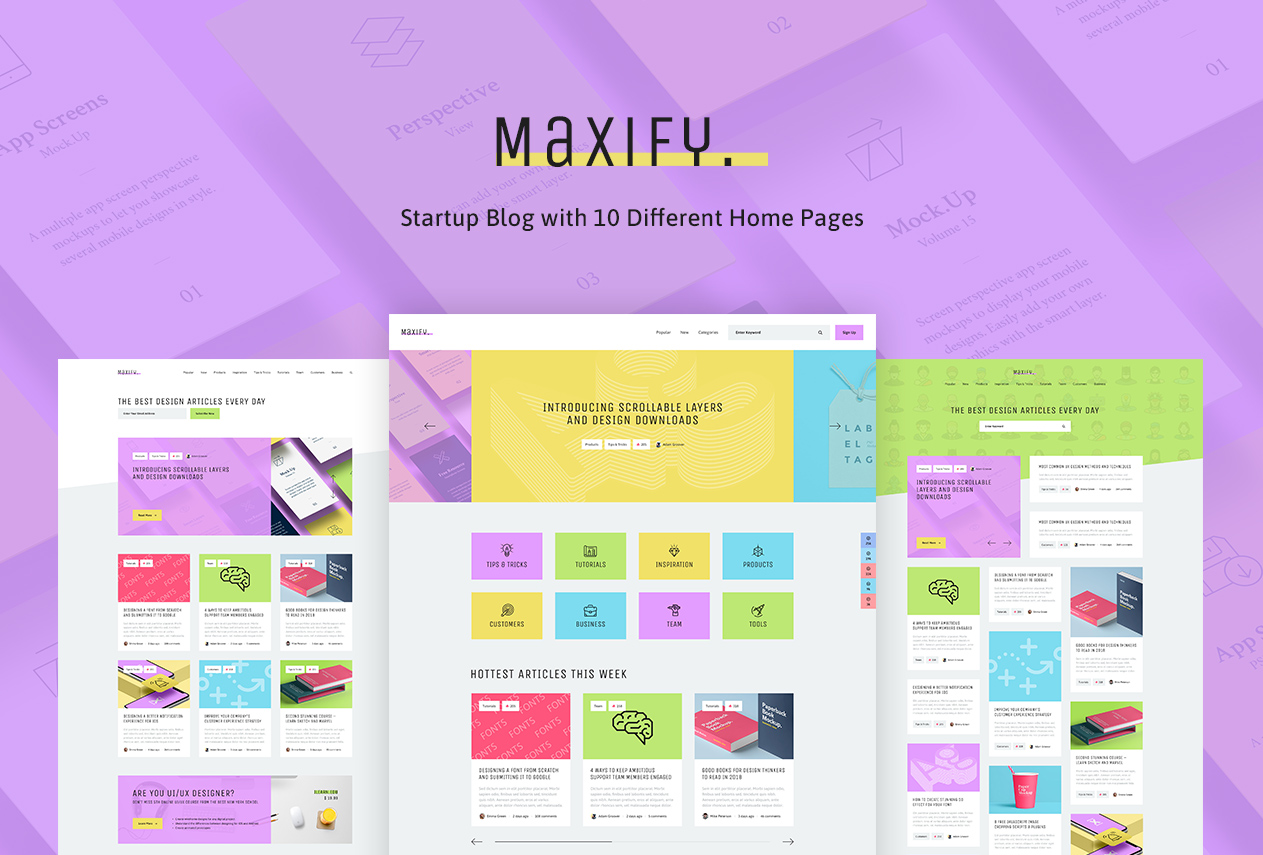 Blog & Magazine WordPress Theme