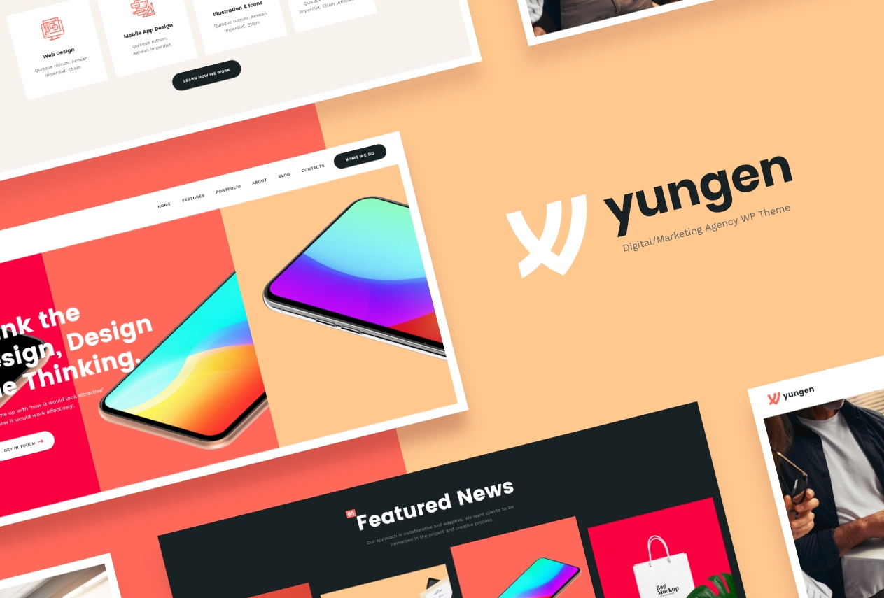 Modern Digital Agency Business WordPress Theme