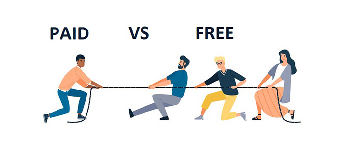free vs paid hosting