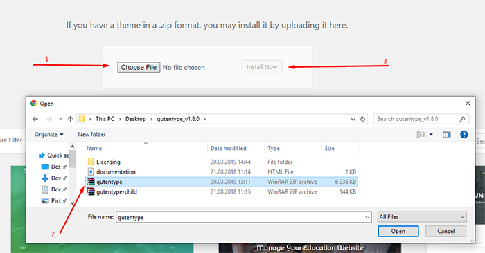 choose-install-theme