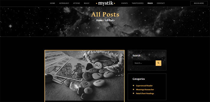 Blogging Functionality