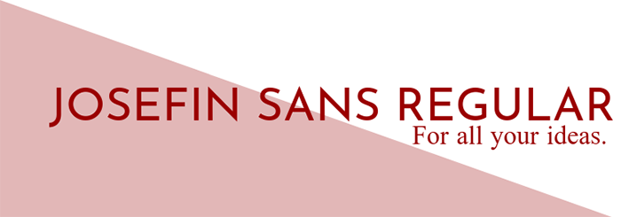 josefin sans regular