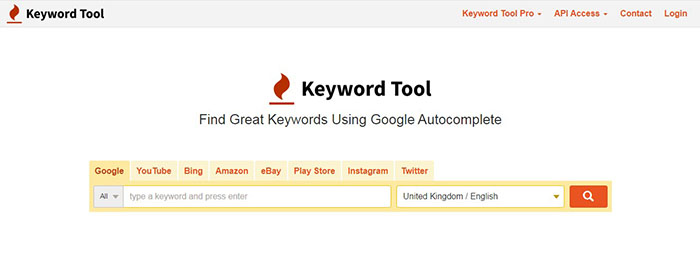 keyword tool
