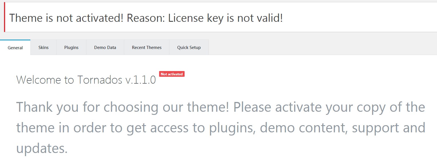 Purchase Code is Invalid or was Previously Used