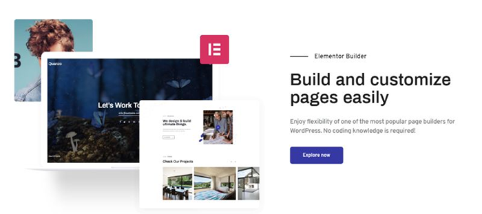 Easy Content Editing Ability with Elementor Page Builder