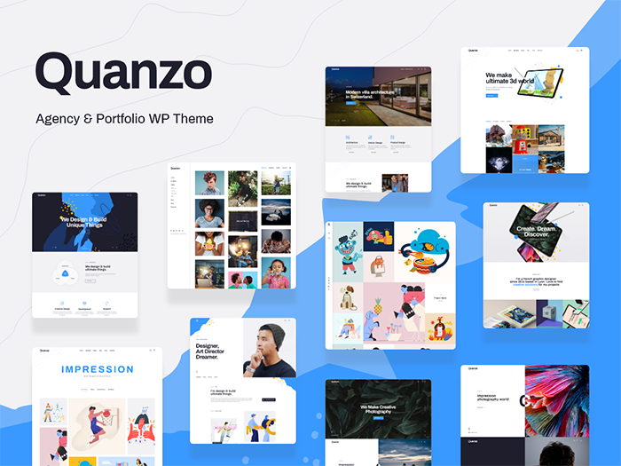 Quanzo - Personal Portfolio WordPress Theme
