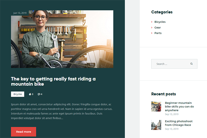 Custom Blog Post Types and Pages