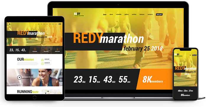 Redy - Sports Events WordPress Theme