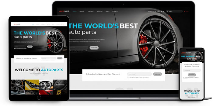 Car Parts Store & Auto Services WordPress Theme