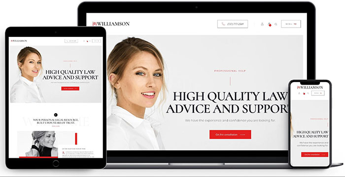 M.Williamson - Lawyer WordPress Theme