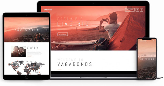 Vagabonds - Travel WordPress Theme